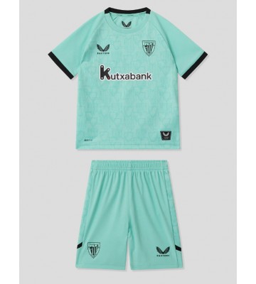 Athletic Bilbao Tredjetrøje Børn 2025-26 Kortærmet (+ Korte bukser)